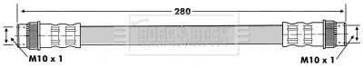 BORG & BECK stabdžių žarnelė BBH6765